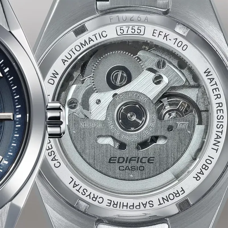 Casio Edifice Automatic Blue Dial Men's Watch- EFK-100D-2A